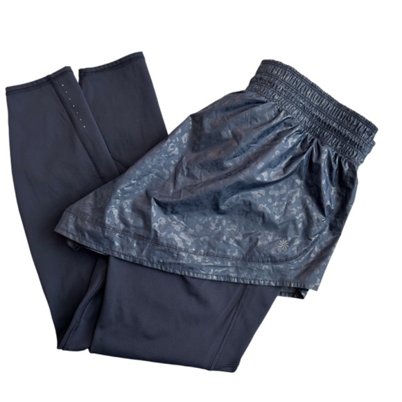 Athleta Rainier 2 in 1 Tight  Women's Size L  High Rise Water Repellent Workout - Picture 14 of 16